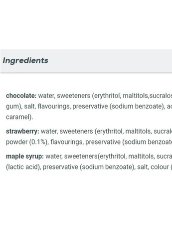 Zero Syrup 320 ml Strawberry Biotechusa (258499097)