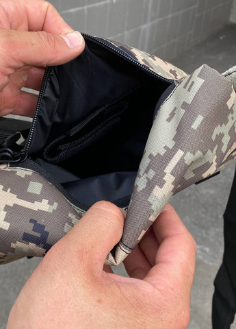 Тактическая сумка - планшет с кобурой через плечо мужская барсетка пиксель Tactica Tablet Pixel No Brand (258358343)