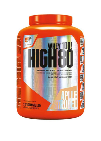 Протеин High Whey 80 2270 g (Apple Strudel) Extrifit (263684436)