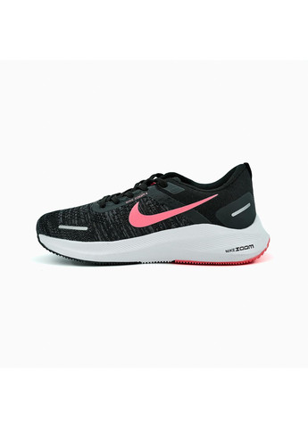Черные демисезонные кроссовки женские zoom x black white pink, вьетнам Nike