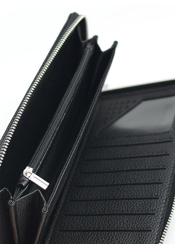 Клатч чоловічий шкіряний чорний під шкіру крокодила, класичний клатч гаманець з натуральної шкіри No Brand (266623585)