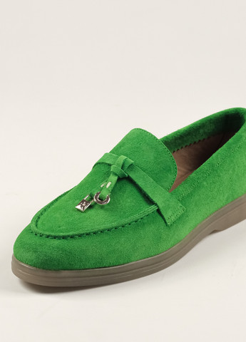 Зеленые женские классические туфли - фото
