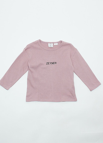 Светло-розовый лонгслив Zara Kids