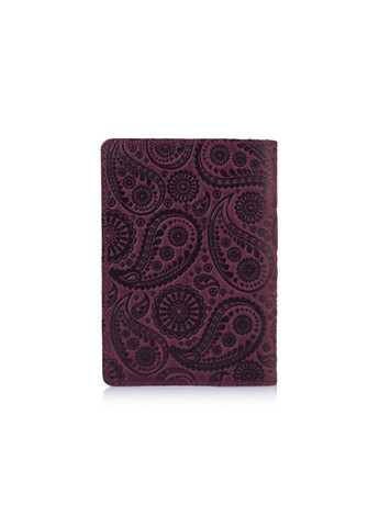 Шкіряна обкладинка на паспорт HiArt PC-01 Buta Art фіолетова Фіолетовий Hi Art (268371360)