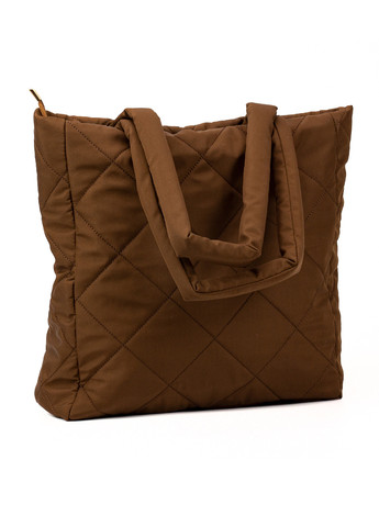 Женская сумка шопер с длинными ручками, коричневая Corze tr1003 (260026873)