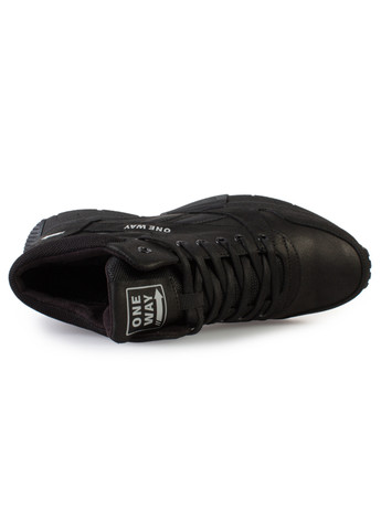 Черные зимние ботинки мужские бренда 9501143_(1) ModaMilano