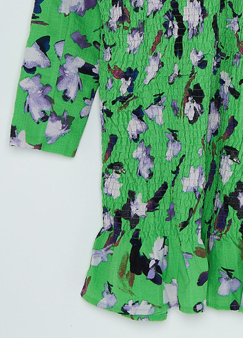 Салатовое платье демисезон,салатовый в цветные узоры, Vero Moda