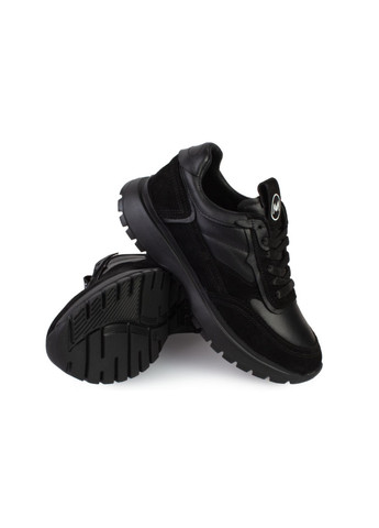 Чорні осінні кросівки жіночі бренду 8401408_(1) ModaMilano