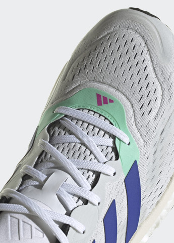 Білі всесезон кросівки для бігу solarboost 4 adidas