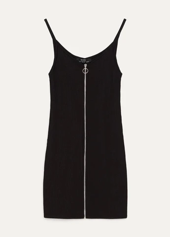 Чорна сукня літо,чорний, Bershka