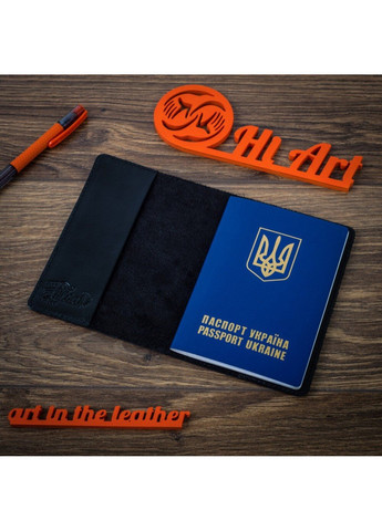 Кожаная обложка на паспорт HiArt PC-01 Let's Go Travel Фиолетовый Hi Art (268371243)