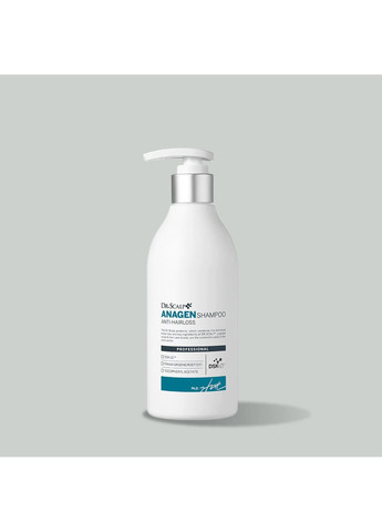 Профессиональный шампунь против выпадения волос у мужчин для всех типов кожи Anagen Shampoo Dr. Scalp 270 мл Dr.Scalp (269238139)