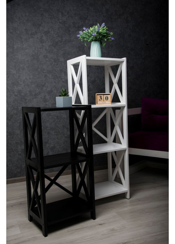 Этажерка из натурального дерева HW-30 черный HouseWood (276842289)