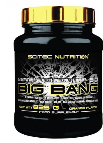 Big Bang 3.0 825 g /25 servings/ Mango Scitec Nutrition (257455679)