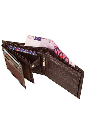 Чоловічий шкіряний гаманець коричневий Canpellini (262975869)