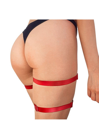 Гартери на ногу із натуральної шкіри - Kristina Leg Garters (2 шт), колір Червоний Art of Sex (258614618)