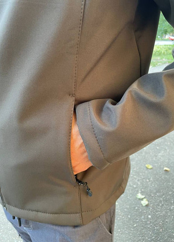 Оливковая (хаки) демисезонная куртка демисезонная на флисе popluzhnaya
