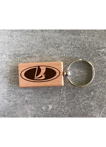 Дерев'яний брелок з логотипом Лада/Lada (15010102002) ЗаСвіт (261255871)