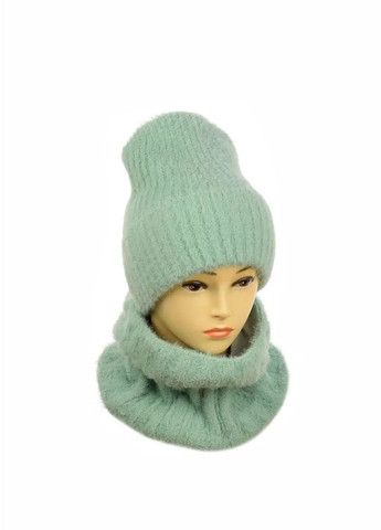 Жіночий зимовий компелкт Шапка + Снуд - Ірма No Brand ірма комплект (272798685)