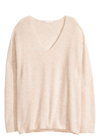 Светло-бежевый пуловер,світло-бежевий, H&M