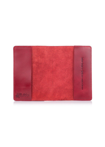 Шкіряна червона обкладинка на паспорт HiArt PC-01 Mehendi Classic Червоний Hi Art (268371420)