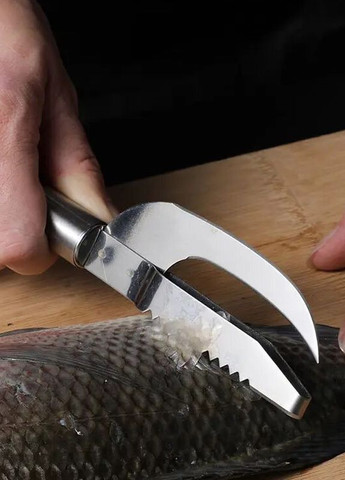 Нож для рыбы 3в1 FishScraper Let's Shop (267735817)