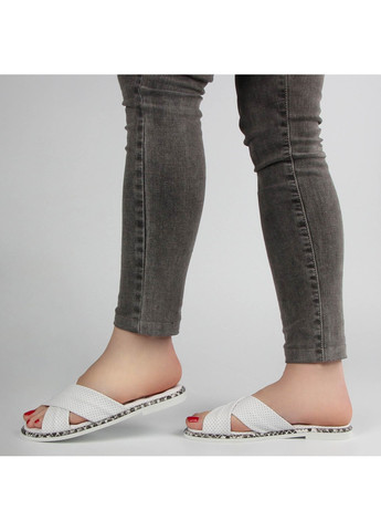 Белые женские босоножки 197108 Buts без застежки