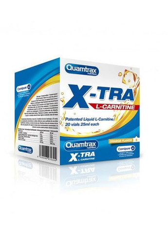 Xtra L-Carnitine 20 х 25 ml Orange Quamtrax (257079489)