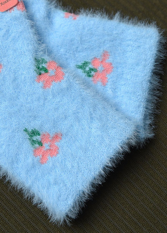 Носки детские для девочки норка голубого цвета Let's Shop (267723307)