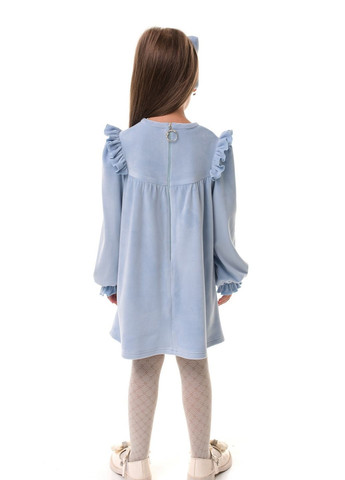 Голубое платье для девочки длинный рукав 9062 110 см голубой 68179 Suzie (262821238)