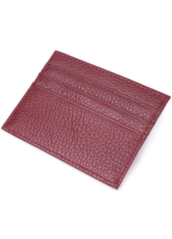 Практичный кард-кейс из натуральной кожи 22446 Бордовый st leather (277980507)