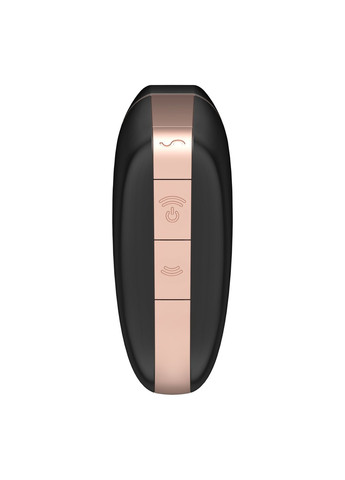Вакуумний кліторальний стимулятор Love Triangle Black з керуванням через інтернет Satisfyer (259751528)