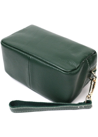 Універсальна сумка для жінок з двома ременями з натуральної шкіри 22277 Зелений Vintage (276461736)