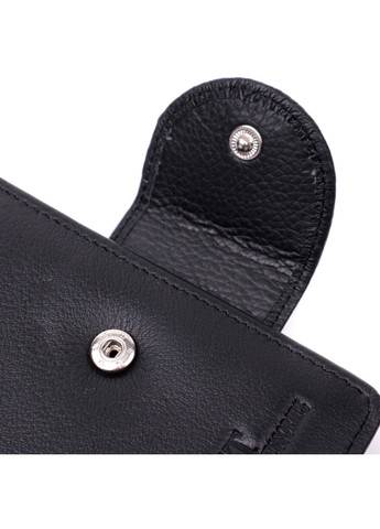 Надежный кошелек для женщин вертикального типа из натуральной кожи 22451 Черный st leather (277980490)