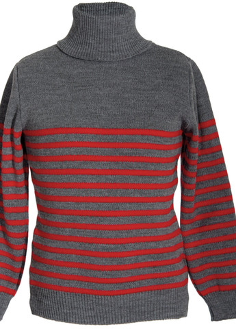 Красный светри светр на хлопчика в смужку (полоска) Lemanta