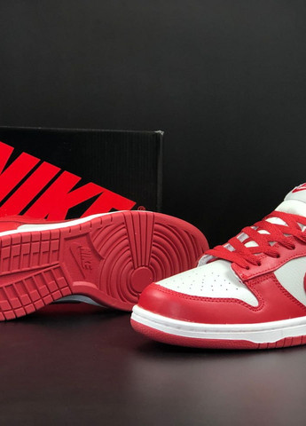 Красные демисезонные кроссовки мужские, вьетнам Nike SB Dunk
