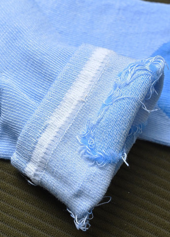 Шкарпетки для дівчинки блакитного кольору з малюнком Let's Shop (269387553)