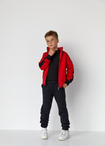 Дитячий спортивний костюм для хлопчика червоний р.110 439044 New Trend (260596190)