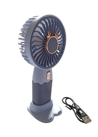 Вентилятор ручной аккумуляторный Mini Fan ZB088C USB Фиолетово-сиреневый No Brand (260264658)