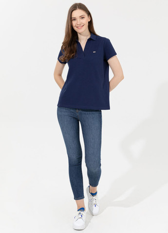 Темно-синяя женская футболка-футболка u.s/ polo assn. женская U.S. Polo Assn.