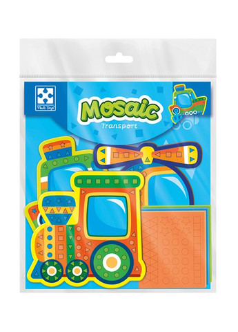 Набор для творчества мягкая мозаика "Транспорт" цвет разноцветный ЦБ-00236350 Vladi toys (268036875)