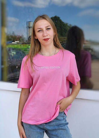Розовая повседневный футболка Pigalle