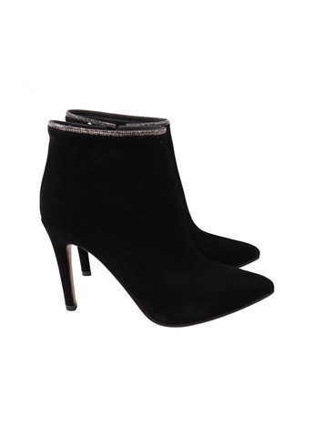 Черные ботильоны женские черные натуральная замша FARINNI 512-23DH