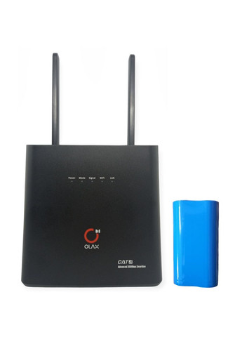 4G WIFI роутер модем маршрутизатор Olax AX9 PRO B з 3G 4G модемом акумулятор 4000 mAh дві антени No Brand (276004489)
