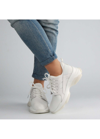 Белые демисезонные женские кроссовки 197027 Buts
