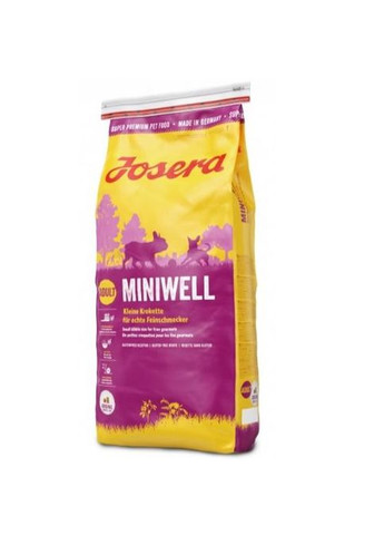 Miniwell (малі породи) сухий корм для собак (27/16), 15 кг Josera (275924840)