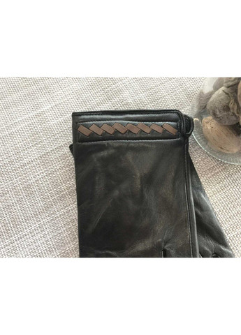 Жіночі шкіряні рукавички чорні 747 S Shust Gloves (261486881)