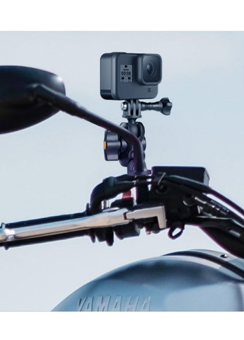 Крепление Telesin GP-HBM-008 на зеркало руля мотоцикла, скутера, велосипеда для экшн-камеры 110х60 мм (474044-Prob) Unbranded (257225845)