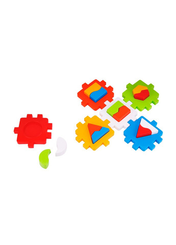 Игрушка куб "Умный малыш Логика 1" цвет разноцветный 00-00034390 ТехноК (259422973)