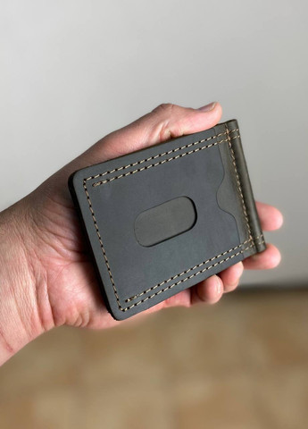 Затискач для грошей тримач для карт коричневий Port black brown No Brand (259752651)